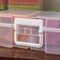 IRIS USA 4" x 6" Photo Craft Keeper Storage Boxes with 12 cases, Handle, Organizers and Storage Cases